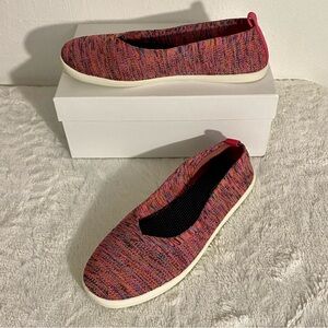 Seychelles Rose Multicolor Knit Ballet Flats Women’s Size 8.5 M Slip-Ons
